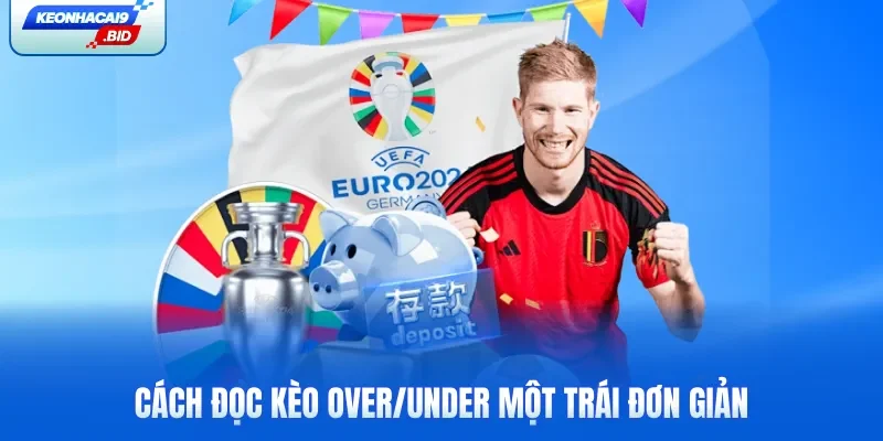 Cách đọc kèo Over/Under một trái đơn giản
